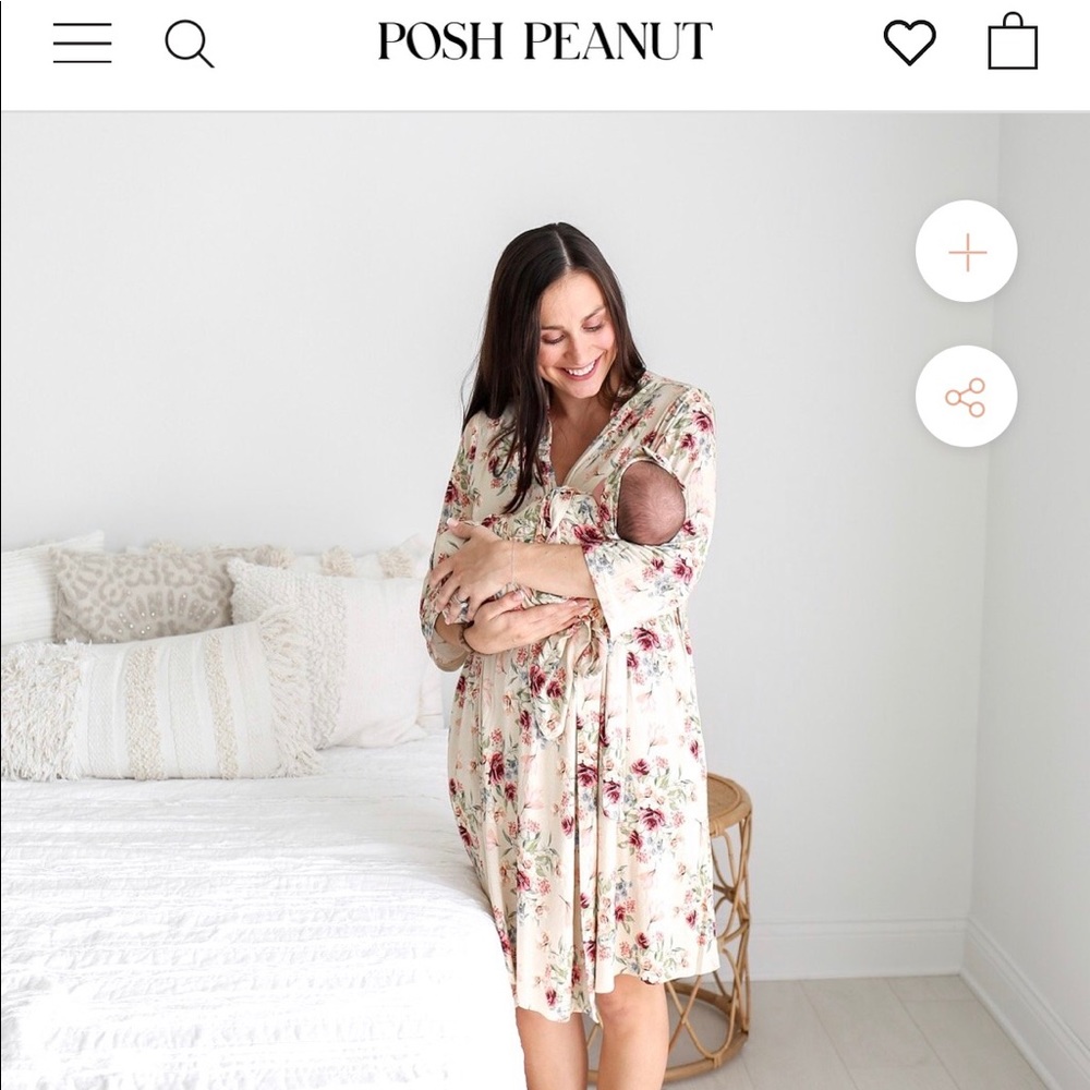Posh Peanut Robe NWT Small